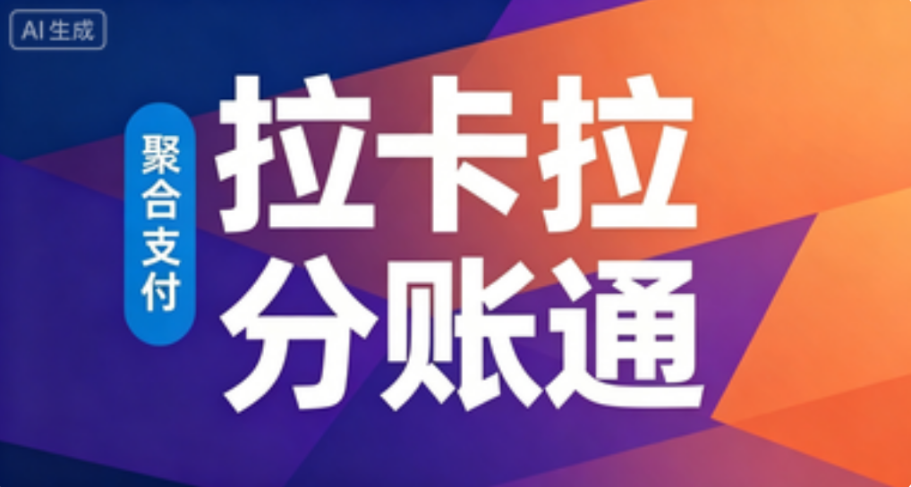 拉卡拉智能分账，让资金管理变得透明，让合作更有信任感
