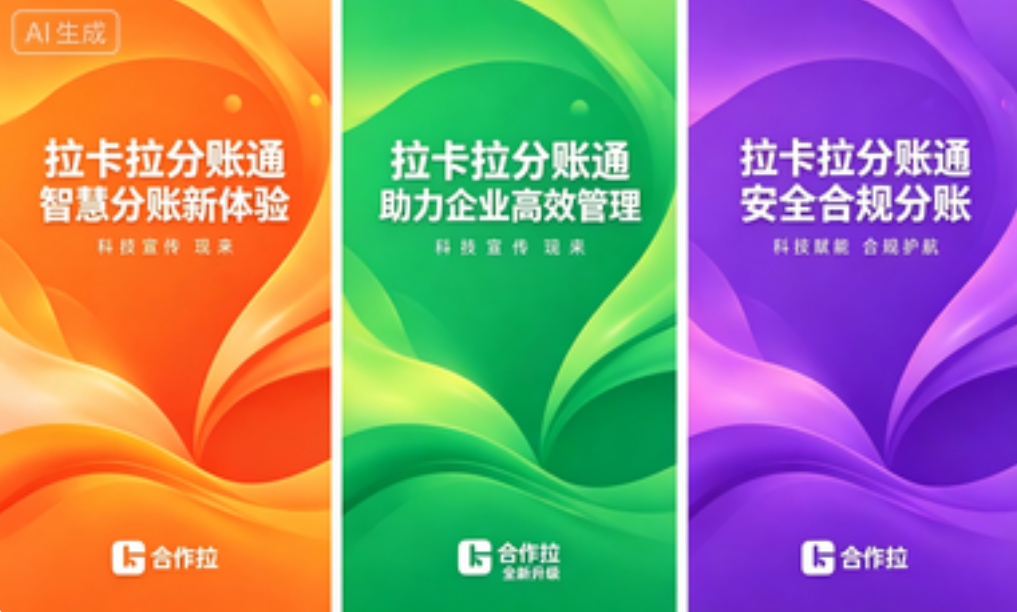 拉卡拉分账通，总部收钱不用转，各方直达口袋