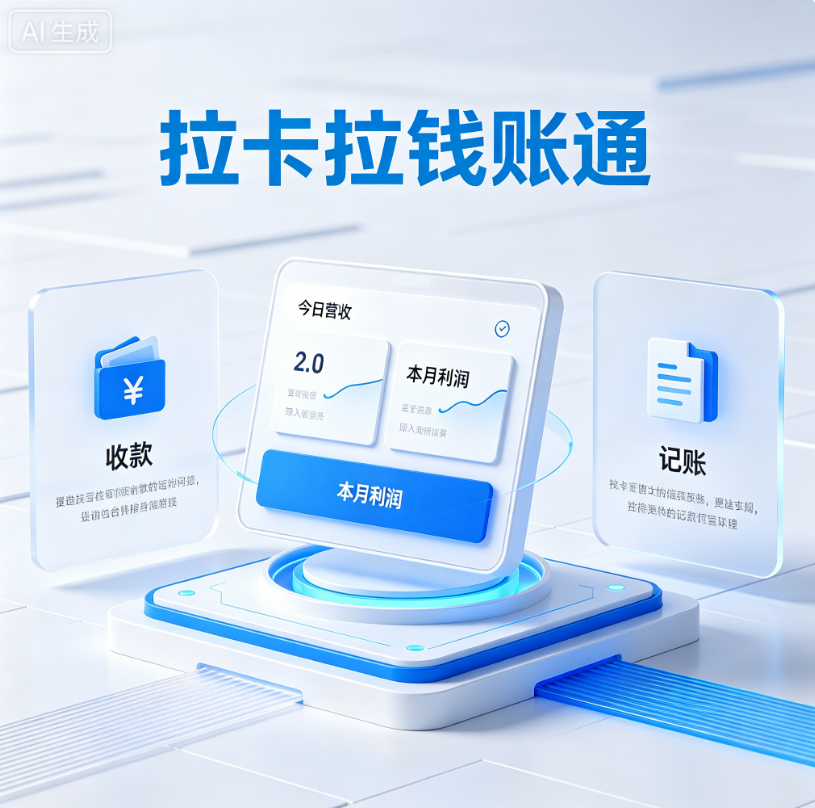 做分销算账头都大了，拉卡拉钱账通可以替你理清每一层