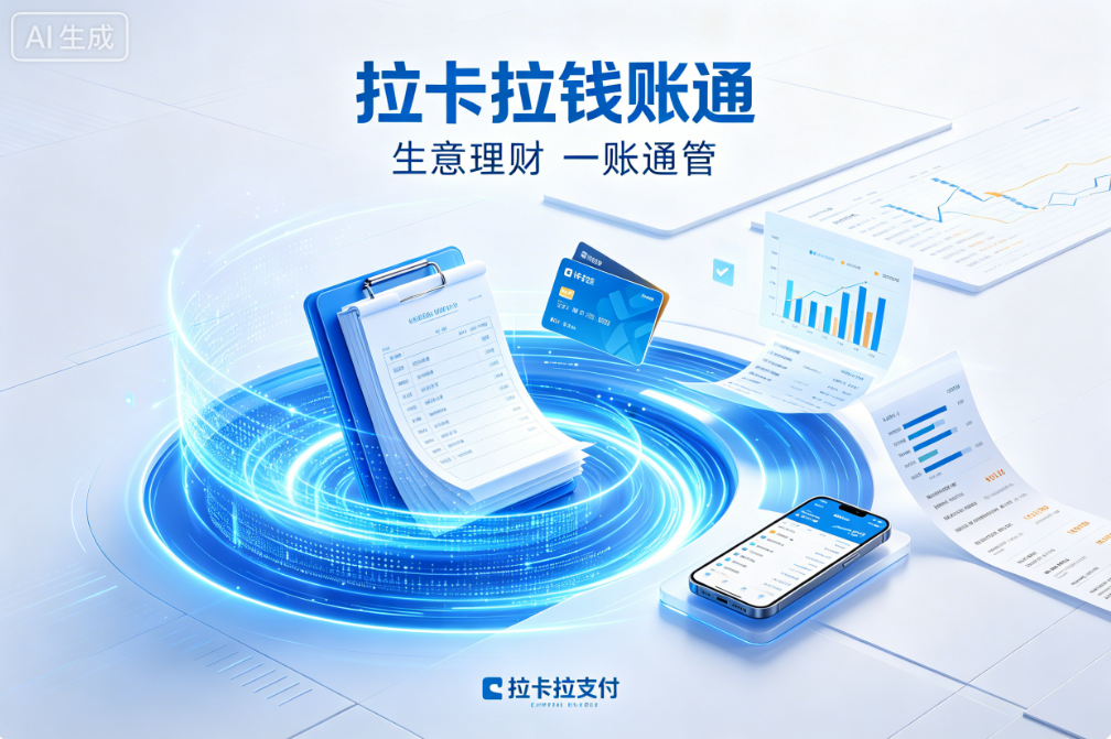 拉卡拉钱账通分账归档，每笔资金全量打标，查起来像查数据库