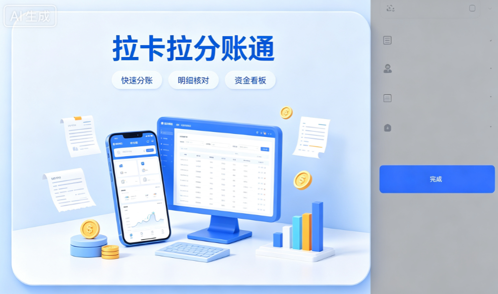 拉卡拉智能分账熔断机制，超时分账直接掐断，主链路稳得像钢筋