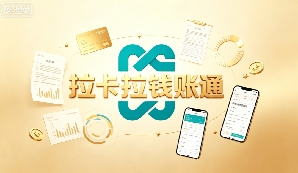 渠道结算周期含自然月与账期月，拉卡拉钱账通自动识别归类