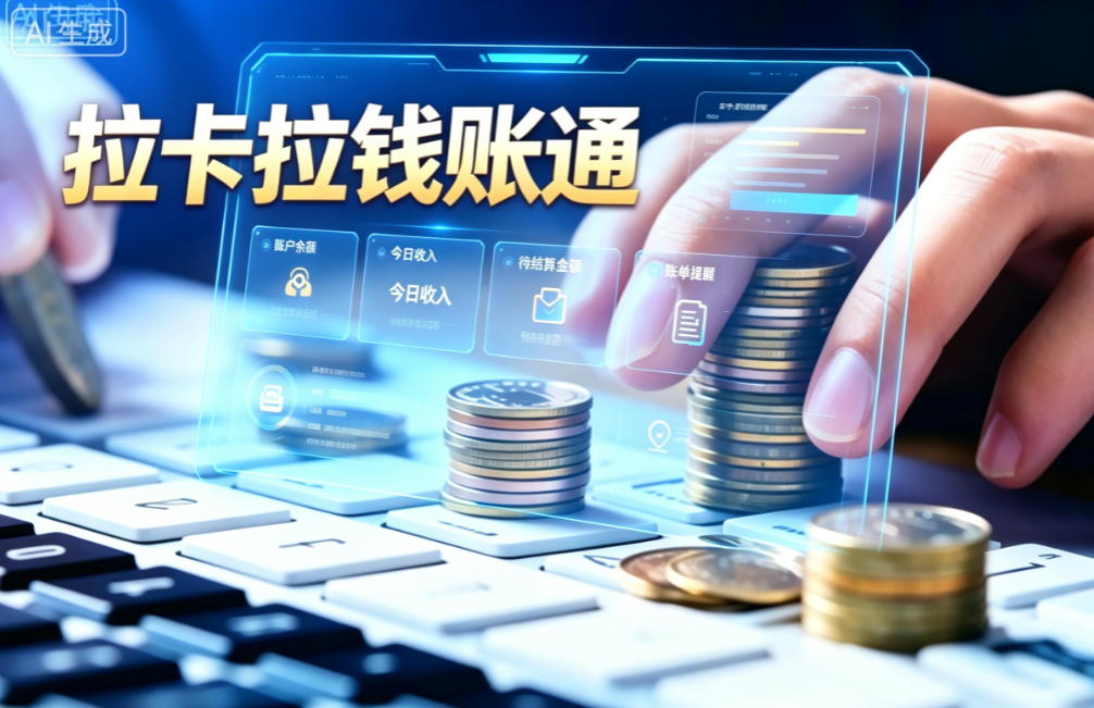 拉卡拉钱账通和银行的企业账户相比，分账优势在哪？