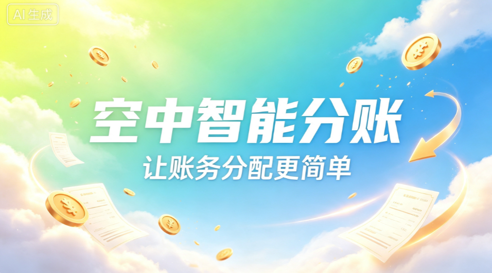 只管把分钱分账交给空中分账系统，它会帮您解决难题