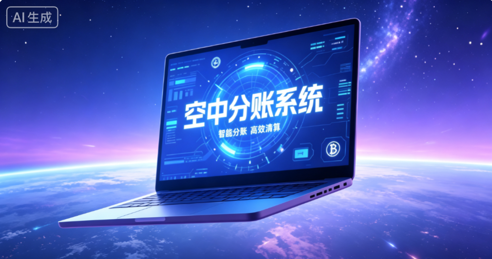 早点使用空中智能分账，不用催财天天自动到账