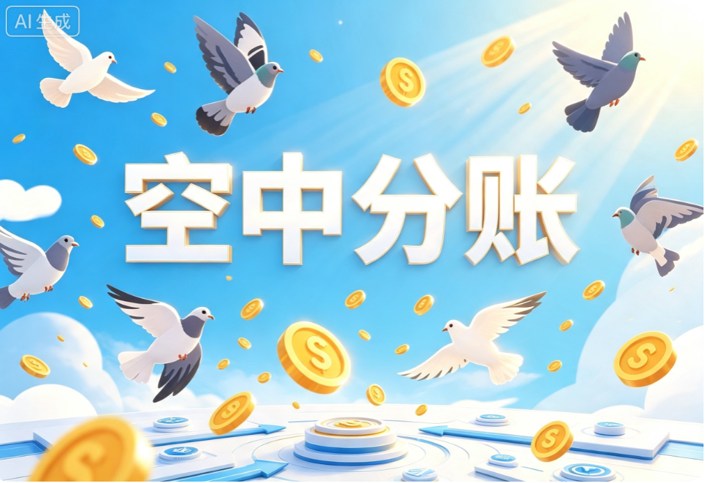 担心自己手动分错钱，拿你就应该使用空中分账系统